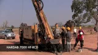 Mineral Exploration Drilling  Reverse Circulation  HARDAB Drill Rigs with Rod Handling System [upl. by Musetta]