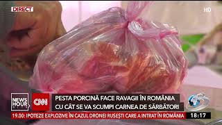 Se anunță scumpiri uriașe la carnea de porc înainte de sărbători Pesta porcină a făcut ravangii [upl. by Ahsikahs]