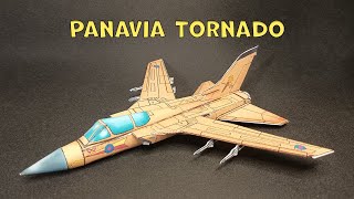 Panavia Tornado Paper Model  How to Make a Paper Airplane Model  Paper craft Panavia Tornado  DIY [upl. by Kella831]