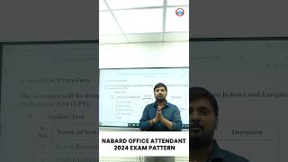 Nabard Office Attendant 2024 Exam Pattern  information By Rohit Sir rwa nabardexam exam [upl. by Ellenar]