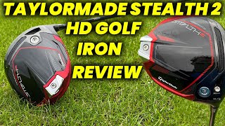 NEW TaylorMade Stealth 2 HD golf Iron Review 2024 Distance and Accuracy Test [upl. by Irtimid]