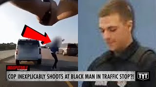 WATCH Cop Shoots At Unarmed Man For No Reason In Traffic Stop Hits Car On Highway [upl. by Arrac]