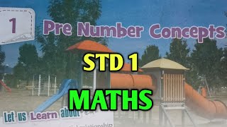 Pre Number Concepts Chapter 1 Std 1 Mathematics [upl. by Ami]