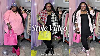 PLUS SIZE FALL STYLES  3X 4X  QUI NICHELLE [upl. by Yllah827]