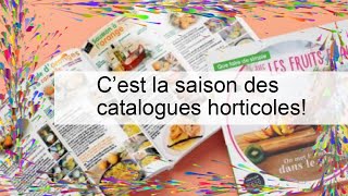 C’est la saison des catalogues horticoles [upl. by Silecara64]