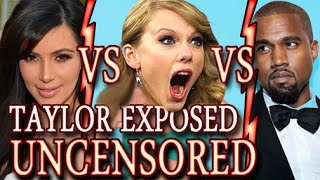 Kim Kardashian Exposes Taylor Swift tape lying to Kanye West Exposed vs Snapchat Famous song had sex [upl. by Boris]