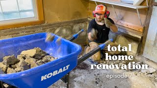 Tackling Our Basement  A Beginners Total Home Renovation Vlog  Episode 7 [upl. by Leen605]