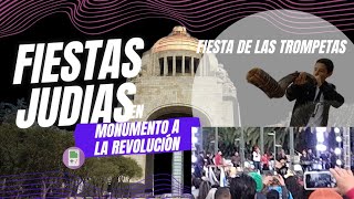 fiestas judias en el monumento a la revolución CDMX viralvideo youtube John teruah [upl. by Esenahs172]