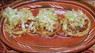 Sopes de picadillo [upl. by Arjun]