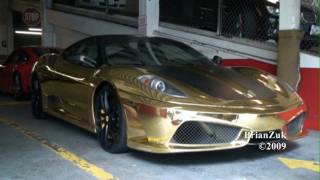 Gold Ferrari 430 Scuderia [upl. by Penn]