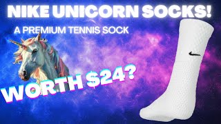 Nike Unicorn Socks Premium Tennis Sock Review [upl. by Pacifica]