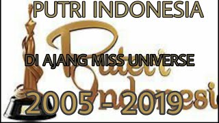 PUTRI INDONESIA DI AJANG MISS UNIVERSE  20052019 [upl. by Oretna]