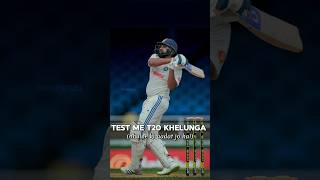 Test me T20 💪 supremacy Rohit Sharma cricket testcricket shorts t20worldcup rohitsharma [upl. by Melan587]