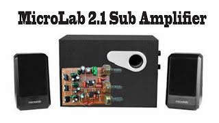 Microlab 21 sub amplifier [upl. by Yht63]