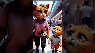 Hardworking Mama Cat Saves for Her Kittens Dream Dress viral ytshorts trending [upl. by Enaht]