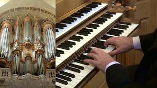 Bach Praeludium und fuge amoll BWV 543  Vincent Rigot lorgue de léglise SaintLouisenlile [upl. by Atteram149]