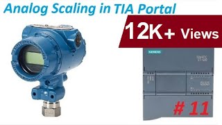 How to Program Analog inputs 4 to 20mA with TIA portal S71200 PLC  Lesson 10 [upl. by Tocci]