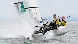 Big Breeze And Close Shaves  Nacra 17 Highlights [upl. by Ahtebat467]