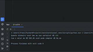 Resolvendo exercícios fáceis em python  conversor de moeda tinta pintar parede [upl. by Uriia308]