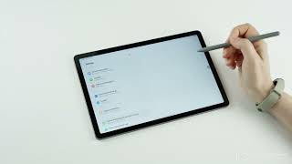 Samsung Galaxy Tab S9 FE WiFi  Settings Overview [upl. by Shornick]