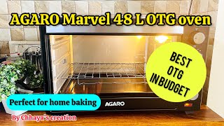 How to use an OTG  AGARO Marvel 48 litre OTG oven  Detailed Review  Chhaya’s creation [upl. by Laundes]