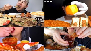 Big Bites ASMR Best Mukbang Compilation  Only Bites  Satisfying amp Crunchy Eating Sounds [upl. by Yotal]