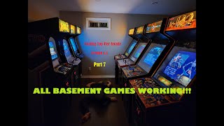 ALL BASEMENT GAMES WORKING Part 7 Creating Top Tier Arcade Version 15 [upl. by Agbogla567]