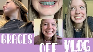 Braces Off Vlog getting my braces off [upl. by Mellar842]