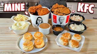 Making The KFC Bucket Meal At Home  But Better [upl. by Aydne]