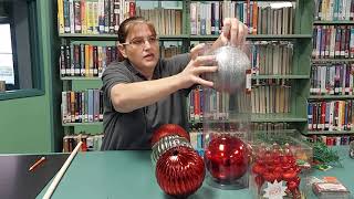 DIY Christmas Bulb Topiary [upl. by Rolph70]