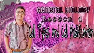 General Biology  Lesson 4  Cell Types and Cell Modification  Teacher Fermin TV [upl. by Tinya]