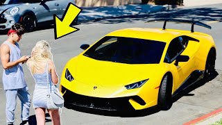 🔥 interesseira da LAMBORGHINI 🤑Top Melhores Pegadinhas de Interesseira Ferrari  Mclaren  Parte°127 [upl. by Urbai]