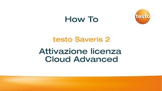 Come attivare la licenza Advanced di testo Saveris 2 [upl. by Petronille]