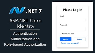 ASPNET Core Web App  Authentication and Authorization using Identity  Razor Pages and SQL Server [upl. by Ellivnarg]