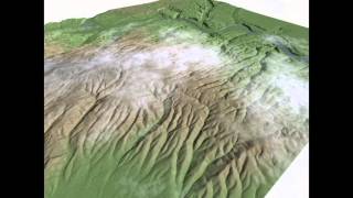 Channeled Scablands Rendered Video [upl. by Amsirac]