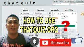 ThatQUiz Online Flatform for QUIZTEST [upl. by Dray]