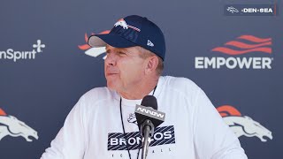 Payton on Denvers coaching strategy Were trying to highlight the strong suit of what guys do [upl. by Ioyal]