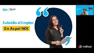 Webinar sobre el Subsidio al Empleo 2024 en Aspel NOI 11 🚀 [upl. by Anillek]