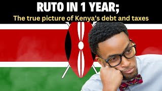 RUTO IN ONE YEAR The true picture of Kenyas public debt and why i think Ruto is right on taxes [upl. by Yattirb596]