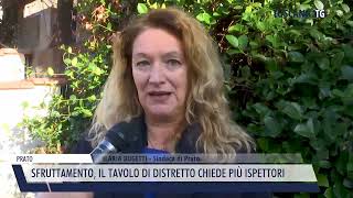 20241030 PRATO  SFRUTTAMENTO IL TAVOLO DI DISTRETTO CHIEDE PIÙ ISPETTORI [upl. by Aubreir160]