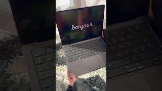 unboxing the new MacBook Pro M4 Pro in Space Black 🩶 elinemakeup unboxing apple [upl. by Lazarus6]