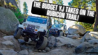 The BUDGET JEEP YJ Takes On THE RUBICON TRAIL Did He Make It Though Watch Now [upl. by My212]