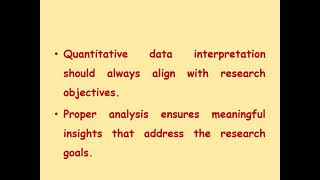 Quantitative Data Interpretation Educational Research [upl. by Adlesirk]