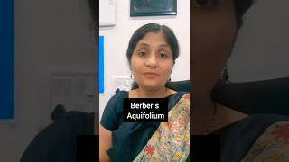 1 minute learning homeopathy homeopathicmedicine keynotes bhms bhmsexams Berberis skincare [upl. by Adnahsat]