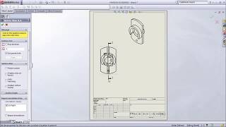 Create a Section View  Solidworks Tutorial [upl. by Semyaj]