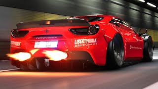 Ferrari 488 GTB Liberty Walk 900 HP  Cinematic  Assetto Corsa [upl. by Sileas505]