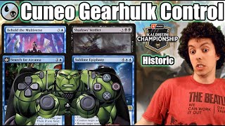 Historic 🔵⚫ Cuneo Gearhulk Control  Top 8 Deck From The Kaldheim Championship [upl. by Lalla]