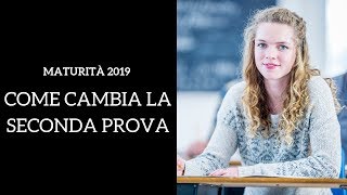 Seconda prova maturità 2019 cosa cambia [upl. by Wren]