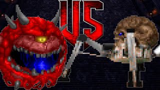 Cacodemon vs Arachnoton  BRUTAL DOOM Monster Infighting  Full HD NPC Battles [upl. by Nuarb]