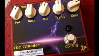 FredAmp full tube Preamp with Overdrive  Rock [upl. by Leahcimauhsoj792]